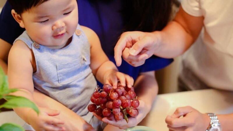 Happy family preventing micronutrient deficiency in children